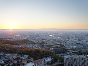 ラ・ビスタ宝塚レフィナス1番館18階からの眺望
